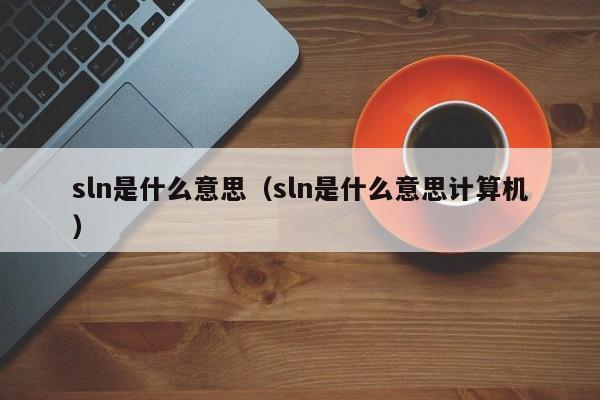 sln是什么意思(sln是什么意思计算机)