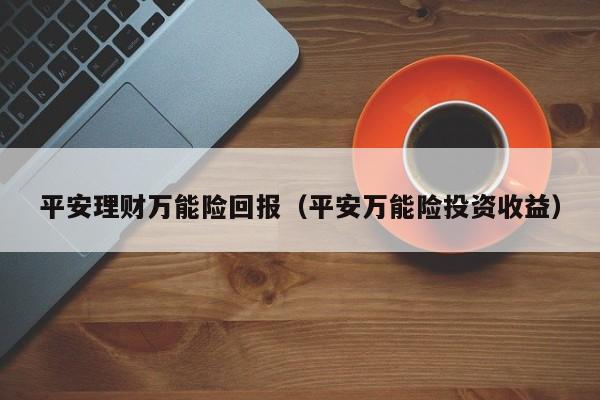 平安理财万能险回报(平安万能险投资收益)