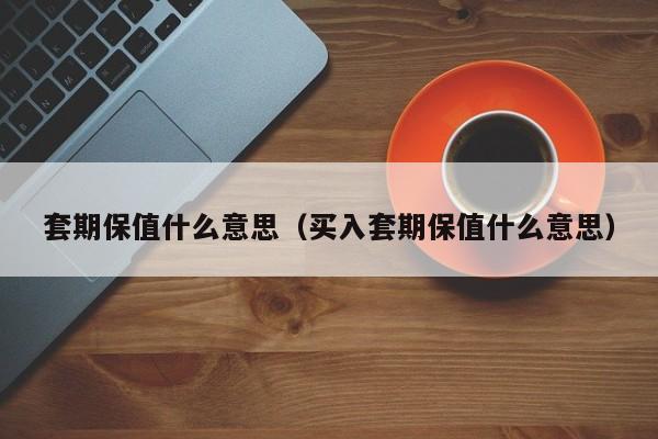 套期保值什么意思(买入套期保值什么意思)
