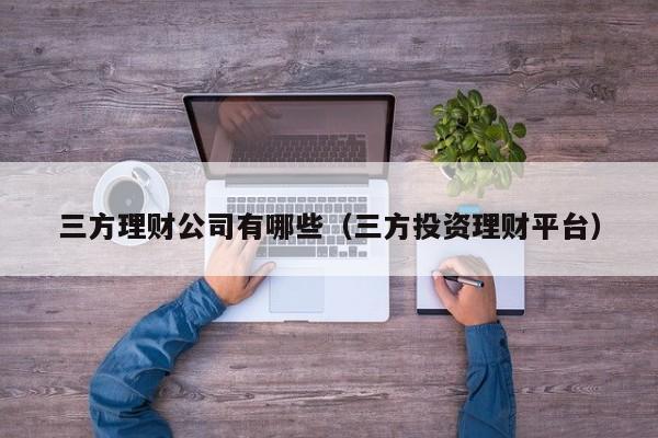 三方理财公司有哪些(三方投资理财平台)