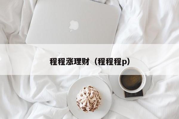 程程涨理财(程程程p)