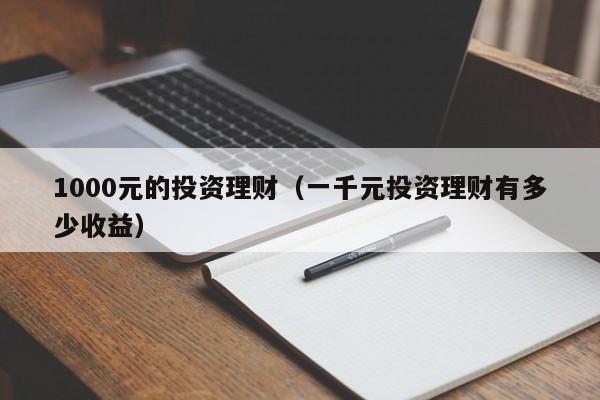 1000元的投资理财(一千元投资理财有多少收益)